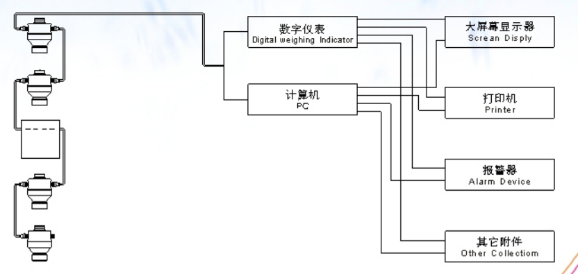 ZSW-D型G绿巨人视频免费下载在线观看称重系统方案示意图