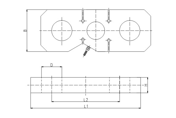 柯力BHS5-10t绿巨人视频免费下载在线观看产品尺寸示意图